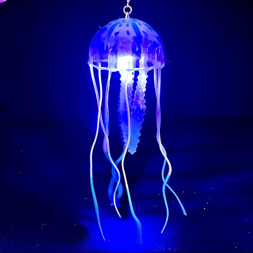 LED Jellyfish Earrings Mermaid Light Up GLOW Costume Squid Fish Rave Festival